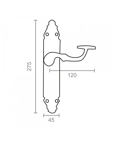 comprar Manilla Negra Serie 272 Ref. 00272 Micel de MICEL - Oulet