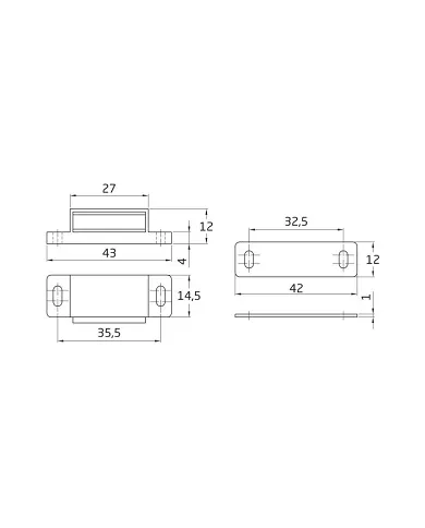 comprar Golpete magnético para mueble. Mod. 05 Amig de AMIG - Manillas, pomos y accesorios comprar Golpete magnético para mueble. Mod. 05 Amig de AMIG - Manillas, pomos y accesorios