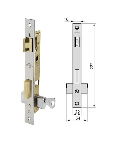 comprar Cerradura Embutir inox. 1963/6 CVL de CVL - Cerraduras embutir comprar Cerradura Embutir inox. 1963/6 CVL de CVL - Cerraduras embutir