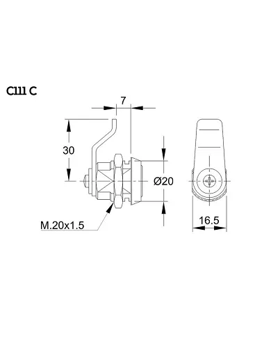 comprar 1 Cerradura C111-C IFAM (Venta en Packs de 20uds) de IFAM - Cerraduras sobreponer comprar 1 Cerradura C111-C IFAM (Venta en Packs de 20uds) de IFAM - Cerraduras sobreponer