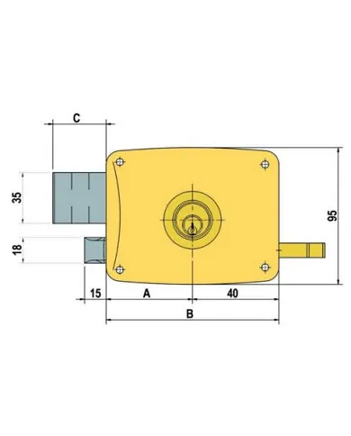 comprar Cerradura sobreponer hierro esmaltado 5125-A/08I Lince de LINCE - Cerraduras sobreponer comprar Cerradura sobreponer hierro esmaltado 5125-A/08I Lince de LINCE - Cerraduras sobreponer
