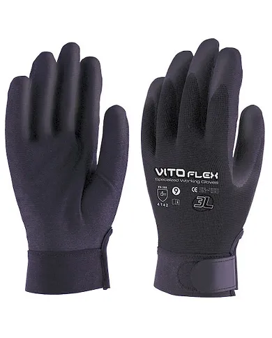 comprar Par de Guantes de nylon y nitrilo Vitoflex. SN-450 3L (Venta en packs de 12 pares) de 3L - Guantes