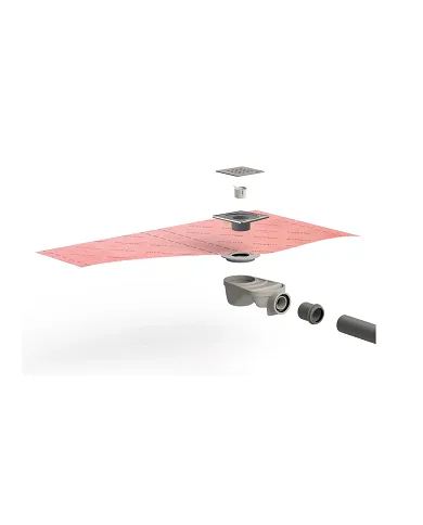 comprar Aikit Plus Evo. Lámina Water-Stop 150x200cm + Rejilla inox 10x10cm + Sumidero sifónico. Guru de GURU - Laminas Transpirables comprar Aikit Plus Evo. Lámina Water-Stop 150x200cm + Rejilla inox 10x10cm + Sumidero sifónico. Guru de GURU - Laminas Transpirables