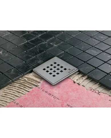 comprar Aikit Plus Evo. Lámina Water-Stop 150x200cm + Rejilla inox 10x10cm + Sumidero sifónico. Guru de GURU - Laminas Transpirables comprar Aikit Plus Evo. Lámina Water-Stop 150x200cm + Rejilla inox 10x10cm + Sumidero sifónico. Guru de GURU - Laminas Transpirables