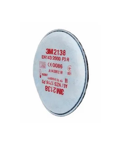 comprar 1 Filtro de partículas 2138 P3 Vo Ga para mascara 6200 y 6800. 3M de 3M - Respiratoria