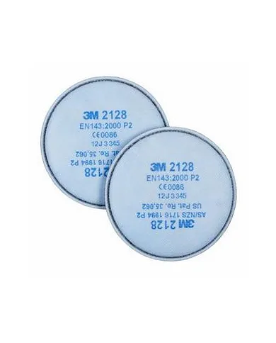 comprar 1 Filtro de partículas 2128 P2R para máscara 6200 y 6800. 3M de 3M - Respiratoria