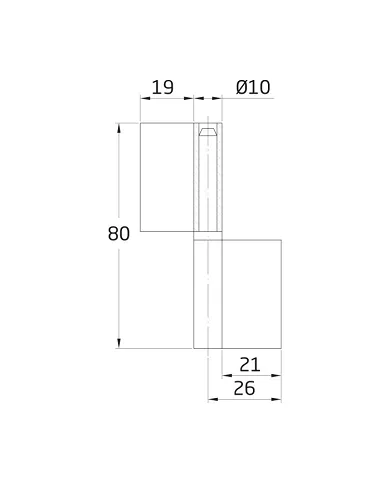 comprar 1 Pernio pulido 80mm Izquierda. Mod 1 Amig de AMIG - Pernios, bisagras y pasadores comprar 1 Pernio pulido 80mm Izquierda. Mod 1 Amig de AMIG - Pernios, bisagras y pasadores