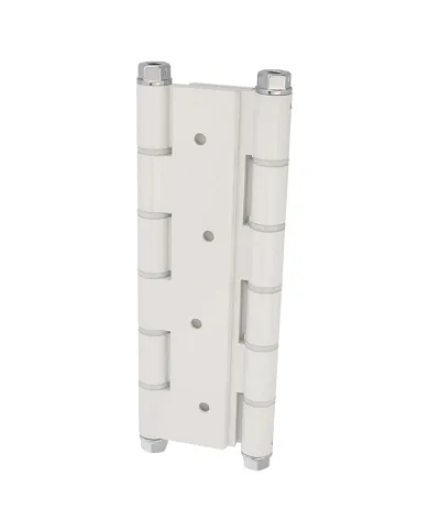 comprar 1 Bisagra doble acción aluminio blanca 180mm Canto cuadrado con remate. Mod. 3035 Amig de AMIG - Pernios, bisagras y pasadores