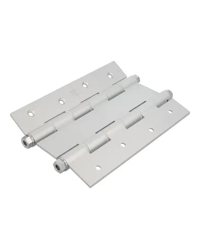 comprar 1 Bisagra doble acción aluminio plata 180mm Canto cuadrado con remate. Mod. 3035 Amig de AMIG - Pernios, bisagras y pasadores