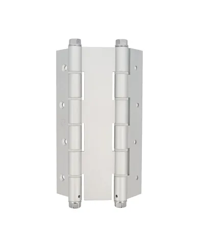 comprar 1 Bisagra doble acción aluminio plata 180mm Canto cuadrado con remate. Mod. 3035 Amig de AMIG - Pernios, bisagras y pasadores
