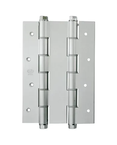 comprar 1 Bisagra doble acción aluminio plata 180mm Canto cuadrado con remate. Mod. 3035 Amig de AMIG - Pernios, bisagras y pasadores