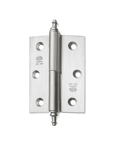 comprar 1 Bisagra desmontable inox 90x60mm Derecha Canto cuadrado con remate. Mod 2007 Amig de AMIG - Pernios, bisagras y pasadores