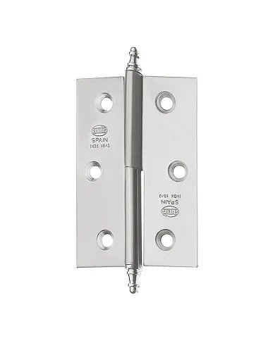 comprar 1 Bisagra desmontable inox 60x40mm Izquierda Canto cuadrado con remate. Mod 2006 Amig de AMIG - Pernios, bisagras y pasadores