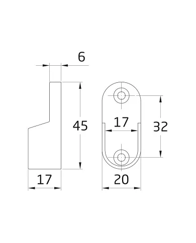 comprar 1 Soporte lateral de zamak 30x15mm para tubo ovalados. Mod. 7 Amig de AMIG - Soportes, ángulos y palomillas comprar 1 Soporte lateral de zamak 30x15mm para tubo ovalados. Mod. 7 Amig de AMIG - Soportes, ángulos y palomillas