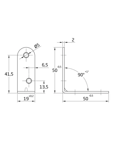 comprar Ángulo de acero bicromatado 50x19x2mm. Mod.3 Amig de AMIG - Soportes, ángulos y palomillas comprar Ángulo de acero bicromatado 50x19x2mm. Mod.3 Amig de AMIG - Soportes, ángulos y palomillas