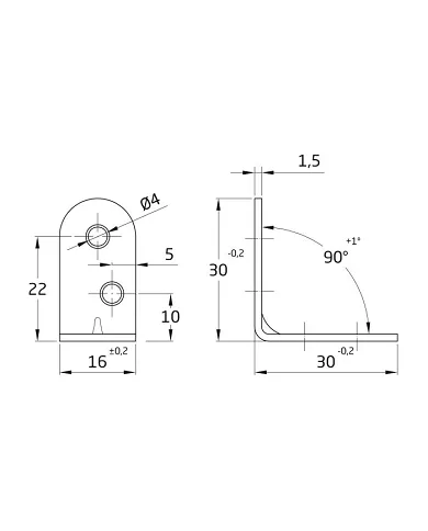 comprar Ángulo de acero bicromatado - 30x16x1.5mm. Mod.3 Amig de AMIG - Soportes, ángulos y palomillas comprar Ángulo de acero bicromatado - 30x16x1.5mm. Mod.3 Amig de AMIG - Soportes, ángulos y palomillas