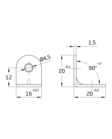 comprar Ángulo de acero bicromatado 20x16x1.5mm. Mod.3 Amig de AMIG - Soportes, ángulos y palomillas comprar Ángulo de acero bicromatado 20x16x1.5mm. Mod.3 Amig de AMIG - Soportes, ángulos y palomillas