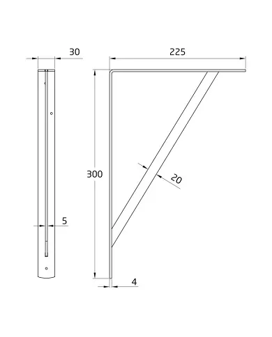 comprar 1 Palomilla multiusos reforzado de acero blanca 500mm Carga 185kg. Mod. 9 de AMIG - Soportes, ángulos y palomillas comprar 1 Palomilla multiusos reforzado de acero blanca 500mm Carga 185kg. Mod. 9 de AMIG - Soportes, ángulos y palomillas