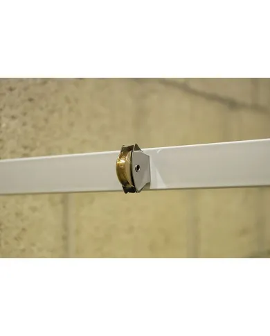 comprar Polea para tendederos inox y roldana de latón Ø39mm M6 x 50mm con tornillo y sin guías. Mod. 23 de AMIG - Accesorios