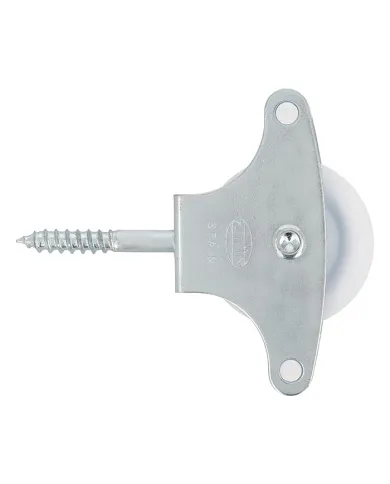 comprar Polea para tendederos acero y roldana de plástico Ø39mm con tirafondo y guias. Mod. 2 de AMIG - Accesorios