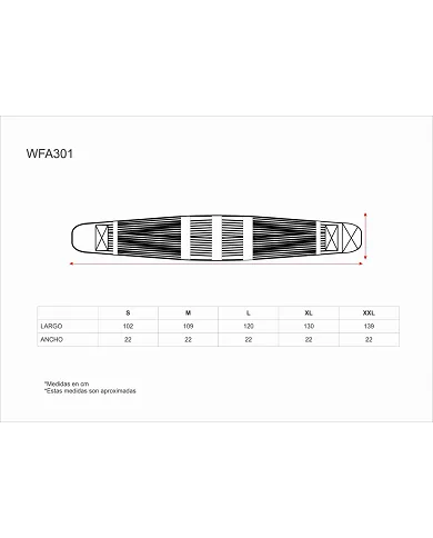 comprar Faja de protección guardaespaldas. WFA301 Workteam de WORKTEAM - Protecciones