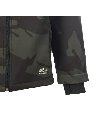 comprar Cazadora softshell Kamaleon verde camuflaje. 3894 Juba de JUBA - Chalecos y cazadoras