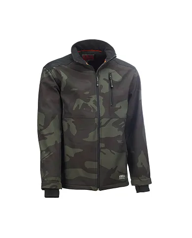 comprar Cazadora softshell Kamaleon verde camuflaje. 3894 Juba de JUBA - Chalecos y cazadoras