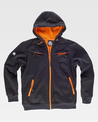 comprar Chaqueta Workshell cortavientos y repelente al agua con capucha. S9482 Workteam de WORKTEAM - Chalecos y cazadoras