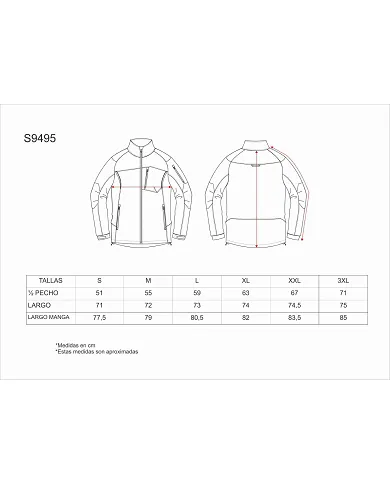 comprar Chaqueta Workshell cortavientos y resistente al agua. S9495 Workteam de WORKTEAM - Chalecos y cazadoras