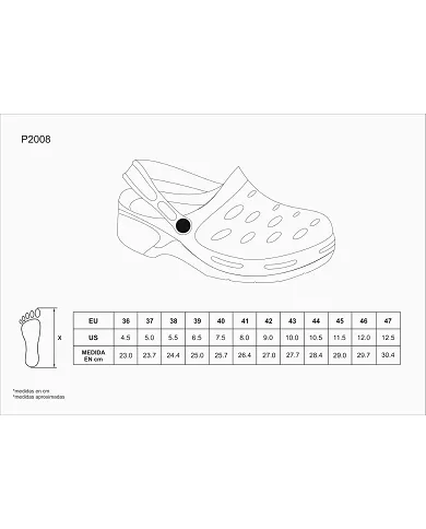 comprar Zueco ultraligero fabricado en EVA unisex. P2008 Workteam de WORKTEAM - Zapato Seguridad
