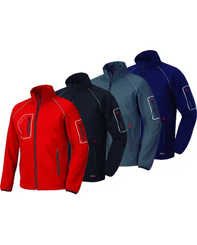 comprar Cazadora Softshell con 4 bolsillos y detalles reflectantes modelo Just. 4515N Issaline de STARTER - Chalecos y cazadoras