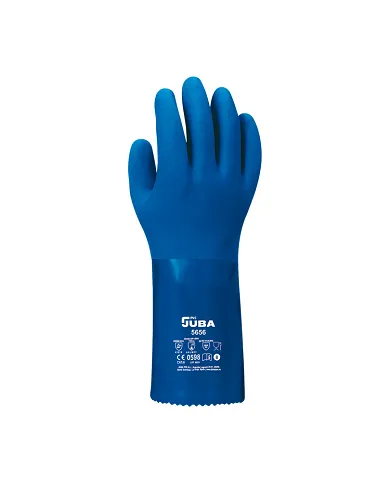 comprar 1 par de Guantes de PVC sin costuras con soporte de algodón. H5656 Juba de JUBA - Guantes