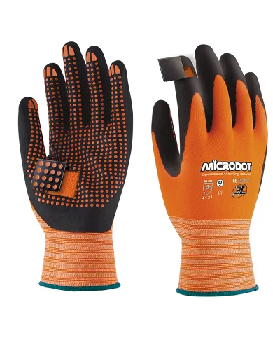 comprar Par de Guantes de nylon Microdot. WX-666 3L *Precio por par. Venta en packs de 12 pares de - Guantes