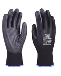 Par de guantes de poliéster recubierto con nitrilo Ecoflex GR. SH349R 3L (Venta en packs de 12 pares)