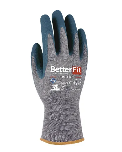 comprar Par de guantes de nylon con recubirmiento de nitrilo BetterFit Comfort. BL016 3L (Venta en packs de 12 pares) de - Guantes