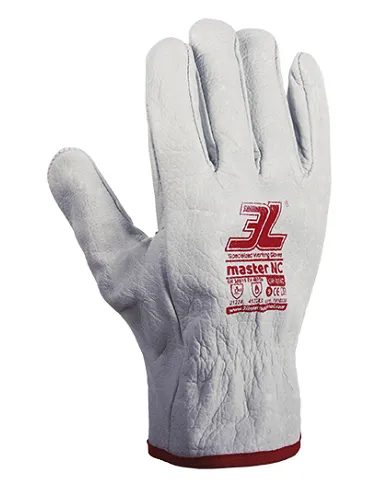 comprar Par de guantes piel flor vacuno color natural Master NC. GP-016C 3L (Venta en packs de 12 pares) de - Guantes