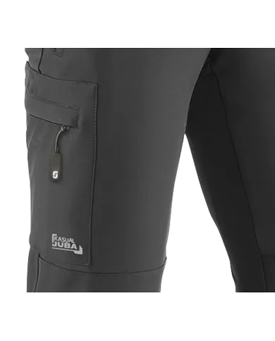 comprar Pantalón multibolsillos tejido cortavientos y forro micropolar Snow. 984B Juba de JUBA - Pantalones