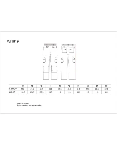 comprar Pantalón multibolsillos con detalles fluorescentes. WF1619 Workteam de WORKTEAM - Pantalones comprar Pantalón multibolsillos con detalles fluorescentes. WF1619 Workteam de WORKTEAM - Pantalones