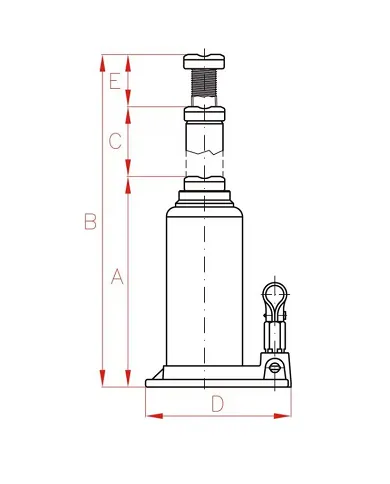 comprar Gato hidráulico de botella 10ton 150mm. A11015 Larzep de LARZEP - Elevación y transporte comprar Gato hidráulico de botella 10ton 150mm. A11015 Larzep de LARZEP - Elevación y transporte
