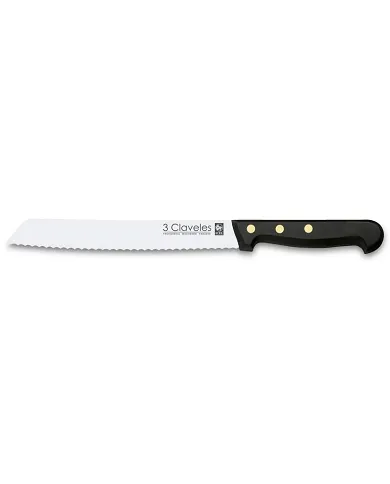 comprar Cuchillo Panadero Pom 20cm 8". 0092 3 Claveles de THECA - Utensilios Cocina