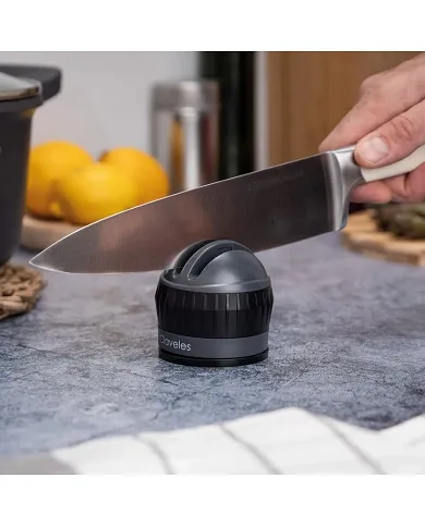 comprar Afilador cuchillos 3 pasos con ventosa de seguridad. 09427 3 Claveles de 3 CLAVELES - Utensilios Cocina