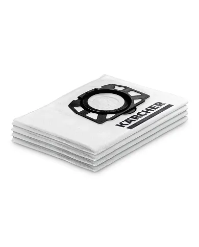 comprar Bolsa filtro de fieltro KFI 357 para aspiradoras seco/humedo 4 unidades. 28633140 Karcher de KARCHER - Aspiración