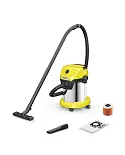Aspirador solido / líquido inox WD 3 S Car 19 litros 1000W. 16281510 Karcher