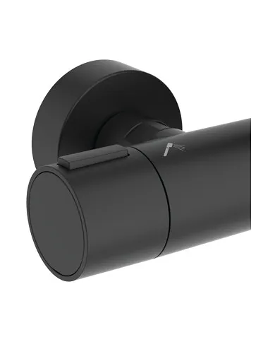 comprar Ducha exterior Ceratherm Alu+ Ø260mm negro mate. BD583XG Ideal Stadard de Ideal Standard - Griferia