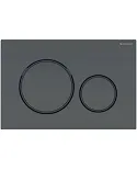 Pulsador Geberit Sigma30 doble volumen de descarga Negro mate. R.883.16.1 Geberit