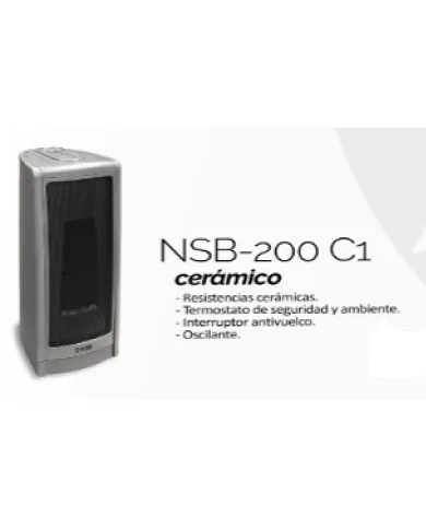 comprar Termoventilador cerámico oscilante 750/1500W. NSB-200 C1 HJM de HJM - Calefactores eléctricos comprar Termoventilador cerámico oscilante 750/1500W. NSB-200 C1 HJM de HJM - Calefactores eléctricos