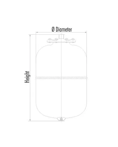 comprar Imera Vaso de expansión calefacción 8 litros 3/4" Ø200x316mm. R8 Imera de imera - Vasos De Expansion