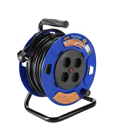 comprar Alargadera Enrollable (Enrollacables) 50m Cable 3X1.05IP20 H05VV-F 4 tomas. 199425 Alyco de ALYCO - Extensibles comprar Alargadera Enrollable (Enrollacables) 50m Cable 3X1.05IP20 H05VV-F 4 tomas. 199425 Alyco de ALYCO - Extensibles