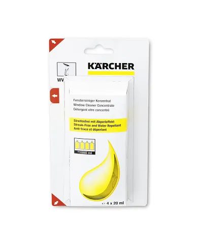 comprar Detergente Concentrado para limpiadora de ventanas RM 503 WV50 4x20ml. 62953020 Karcher de KARCHER - Accesorios Y Consumibles Hidrolavadoras comprar Detergente Concentrado para limpiadora de ventanas RM 503 WV50 4x20ml. 62953020 Karcher de KARCHER - Accesorios Y Consumibles Hidrolavadoras
