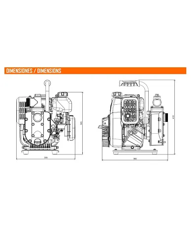comprar Motobomba aguas sin sólidos motor 4 tiempos 13000l/h Cidacos III. Genergy de GENERGY - Bombas de agua y accesorios